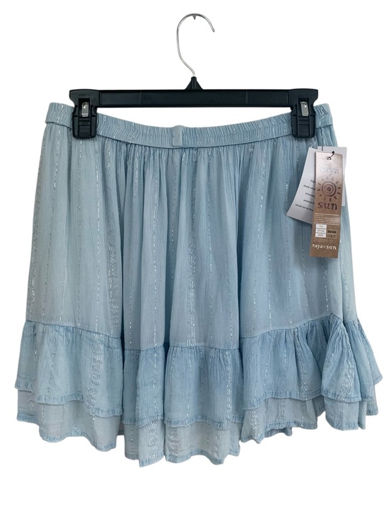 raya sun Dresses & Skirts - NWT Light Blue Ruffled Skirt with built in shorts Raya Sun